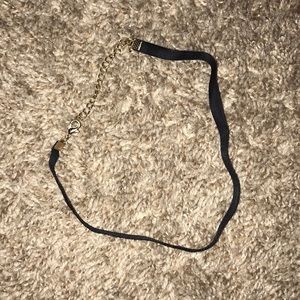Black Velvet Material Choker